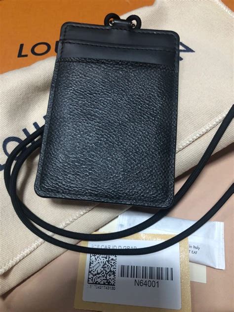 louis vuitton id card holder lanyard|louis vuitton card holder recto verso.